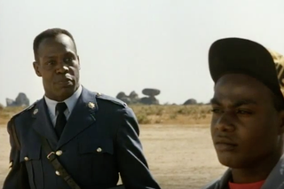 Danny Glover and Maynard Eziashi in Bopha!YouTube screenshot